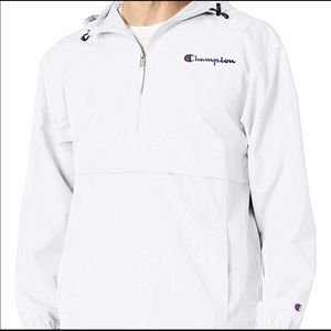 Champion logo rain jacket